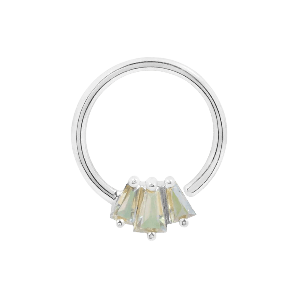 GEMMA TRIOS MERCURY MIST SEAMLESS RING piercing-zone.com