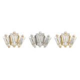 GEMMA TRIOS SMALL - CZ - THREADLESS END piercing-zone.com
