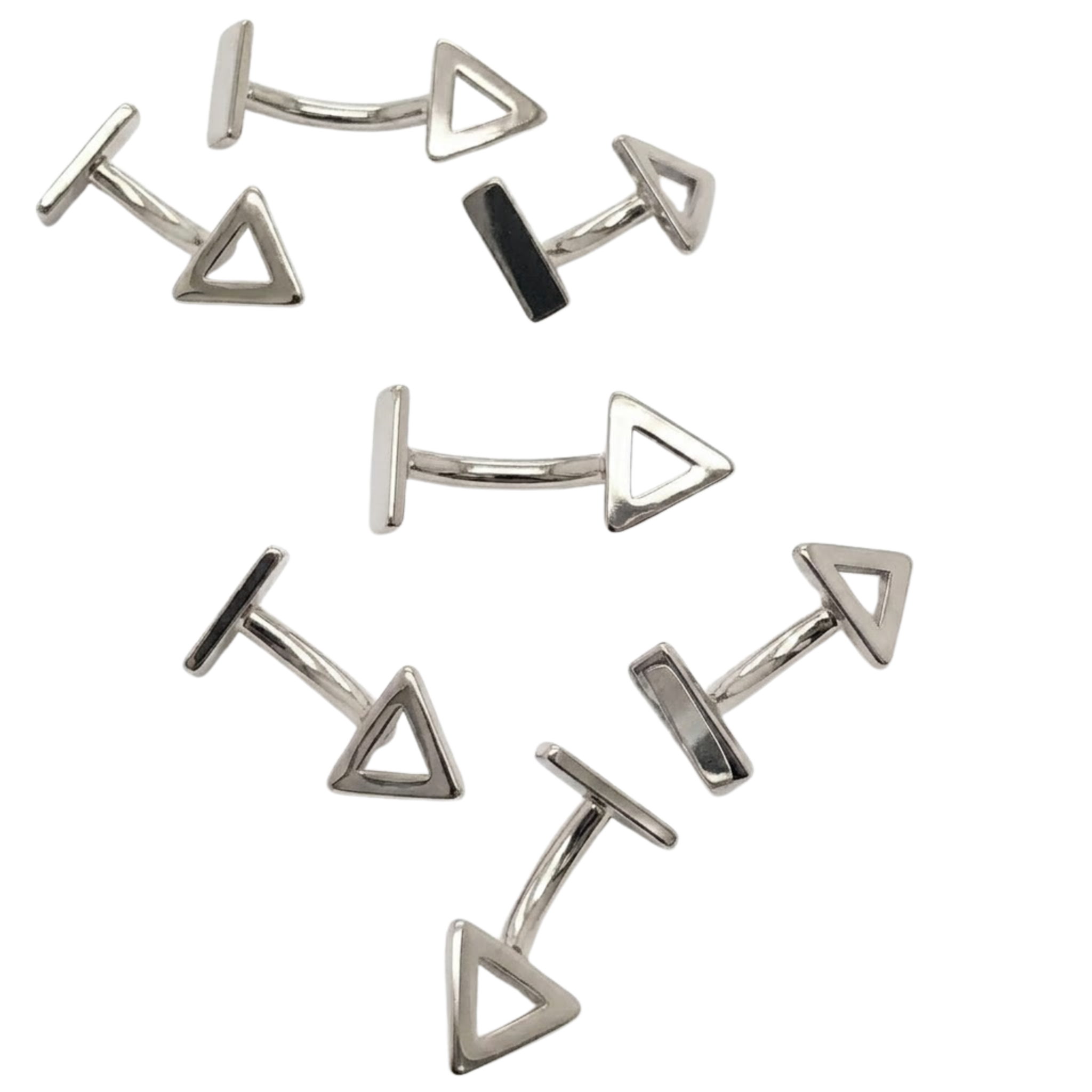 Geo Rook Star – 14K Gold Curved Barbell