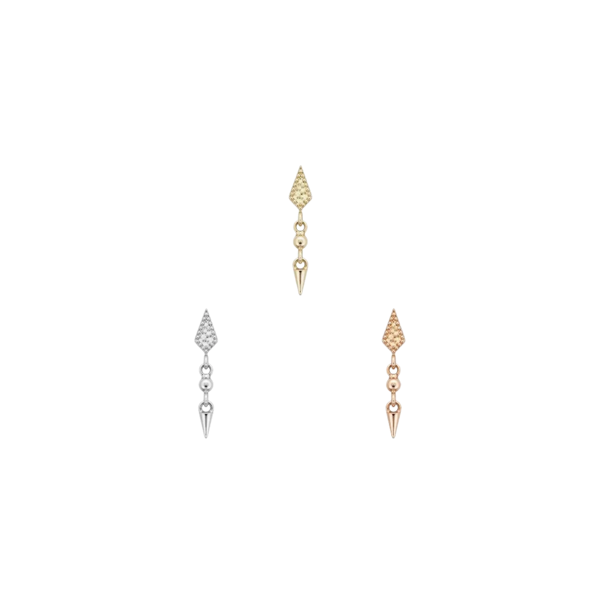 Gold Therapy – 14K Gold Threadless End - piercing-zone.com