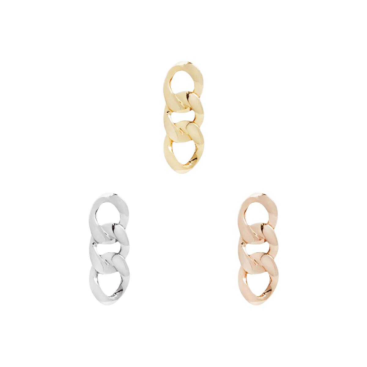 GOLD CHAIN - THREADLESS END piercing-zone.com