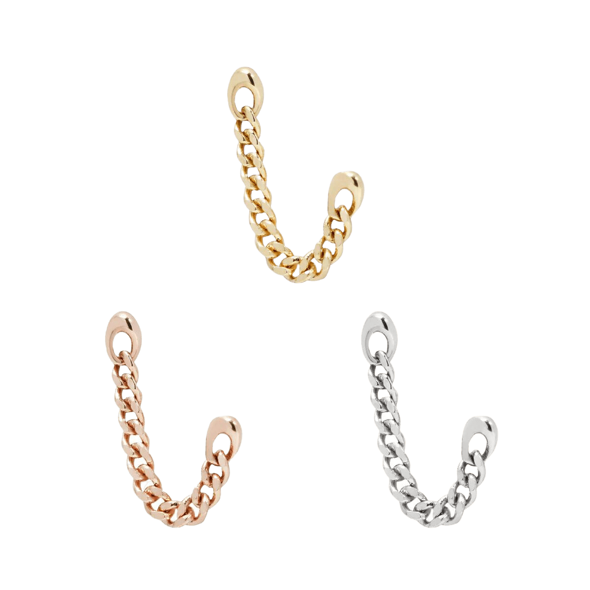 GOLD DRIP - THREADLESS END piercing-zone.com