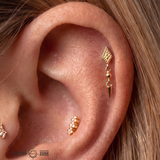 Gold Therapy – 14K Gold Threadless End