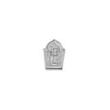 Gravestone Styled in Conch Piercing with Stacked Jewelry