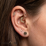 HECATE - 14K Gold Threadless/Threaded End