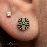 HECATE - 14K Gold Threadless/Threaded End