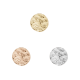 HAMMERED DISK - SOLID 14KT GOLD - THREADLESS END piercing-zone.com