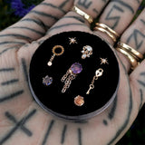 Key To My Heart – 14K Gold Heart Padlock Threadless End