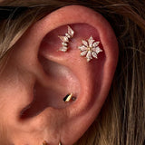 HAUTENESS - SWAROVSKI CZ - THREADLESS END piercing-zone.com