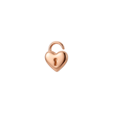 HeartLock - 18K Gold Threadless/Threaded End - piercing - zone.com