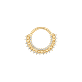 HEART OF GOLD - CZ - GOLD CLICKER piercing-zone.com