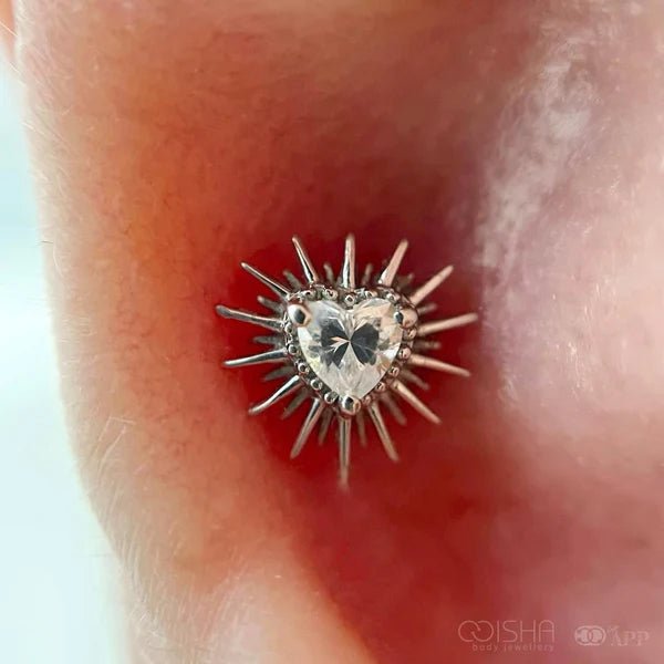 Heartbreak – 14K Gold Threadless End