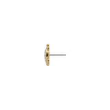 Hermes - 18K Gold Gem Threadless/Threaded End - piercing - zone.com