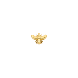 Honey Bee End - 18K Gold Threadless/Threaded End - piercing - zone.com