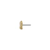 Honey Bee End - 18K Gold Threadless/Threaded End - piercing - zone.com