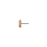 Honey Bee End - 18K Gold Threadless/Threaded End - piercing - zone.com