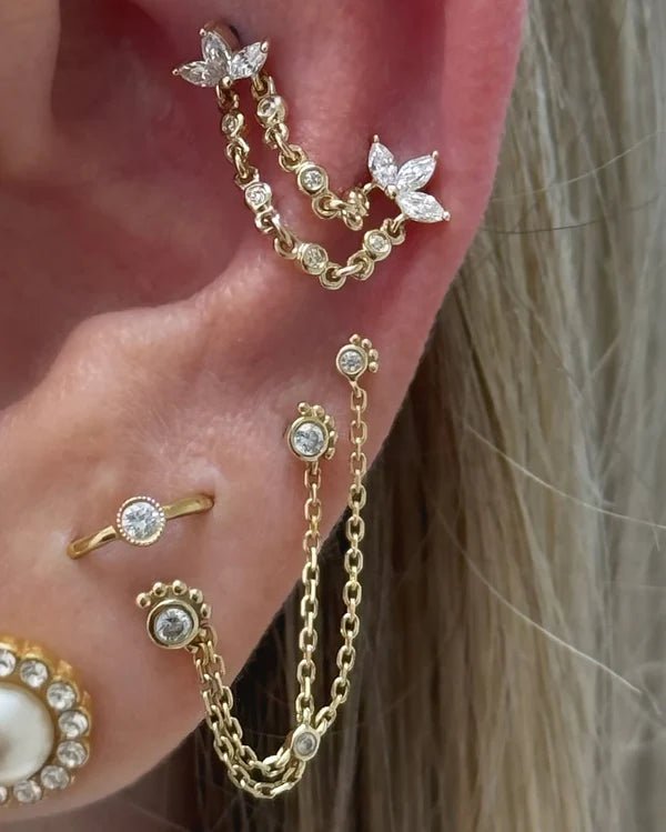 Close-Up of Munira CZ Layout and Chain Detail