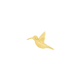 Humming Bird End in Yellow Gold – Studio Lighting Shot