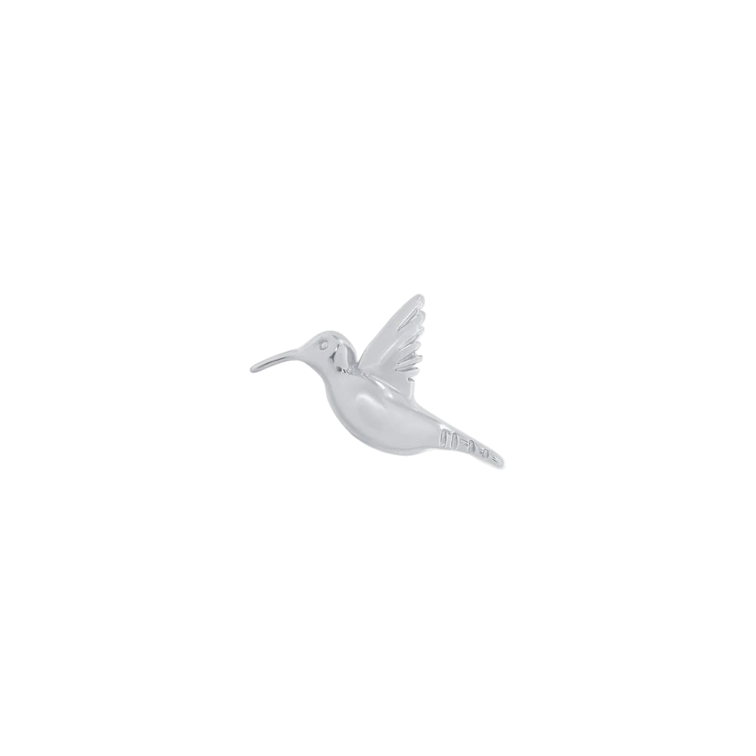 Humming Bird 14K Gold Decorative End – Front View