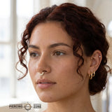 Hypnotic – 14K Gold Swarovski CZ Pavé Clicker Ring