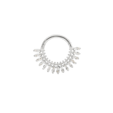 HYPNOTIC - CZ - SOLID 14KT GOLD CLICKER piercing-zone.com