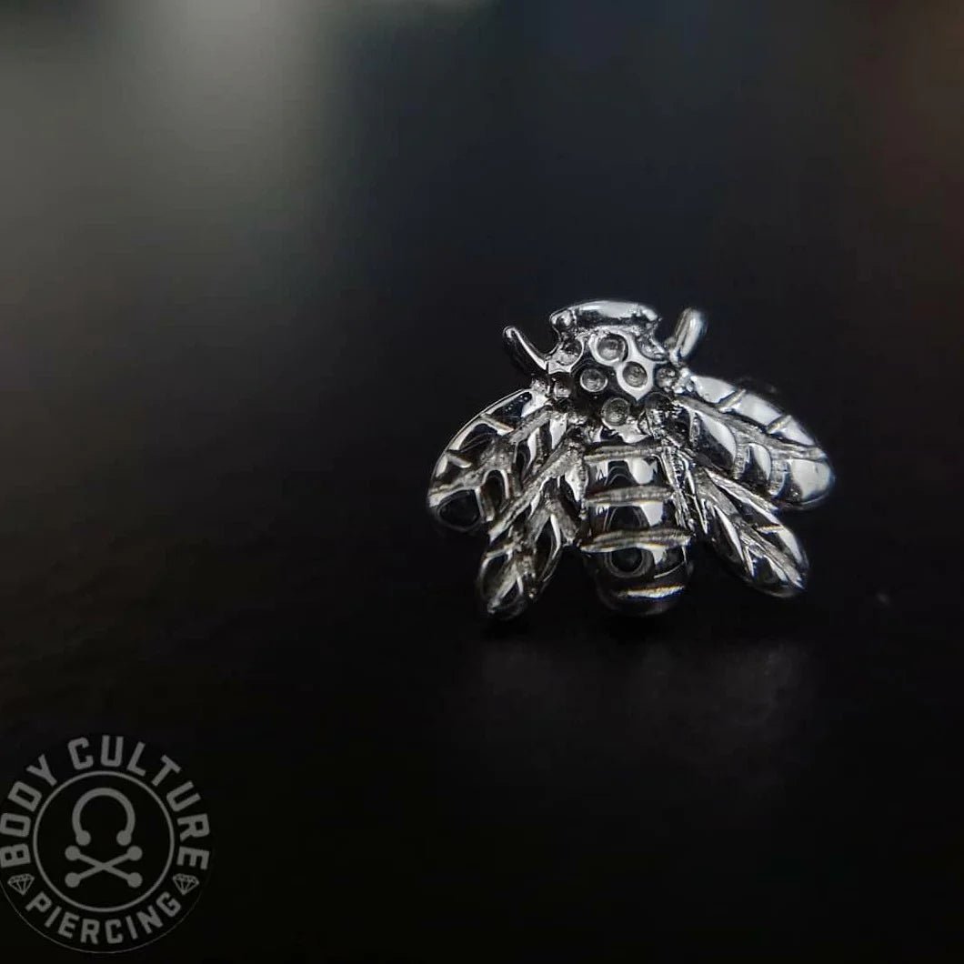 Gold Bee – 14K Gold Threadless End