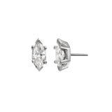 6 Prong Marquise – 14K/18K Gold Threadless End