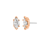 6 Prong Marquise – 14K/18K Gold Threadless End