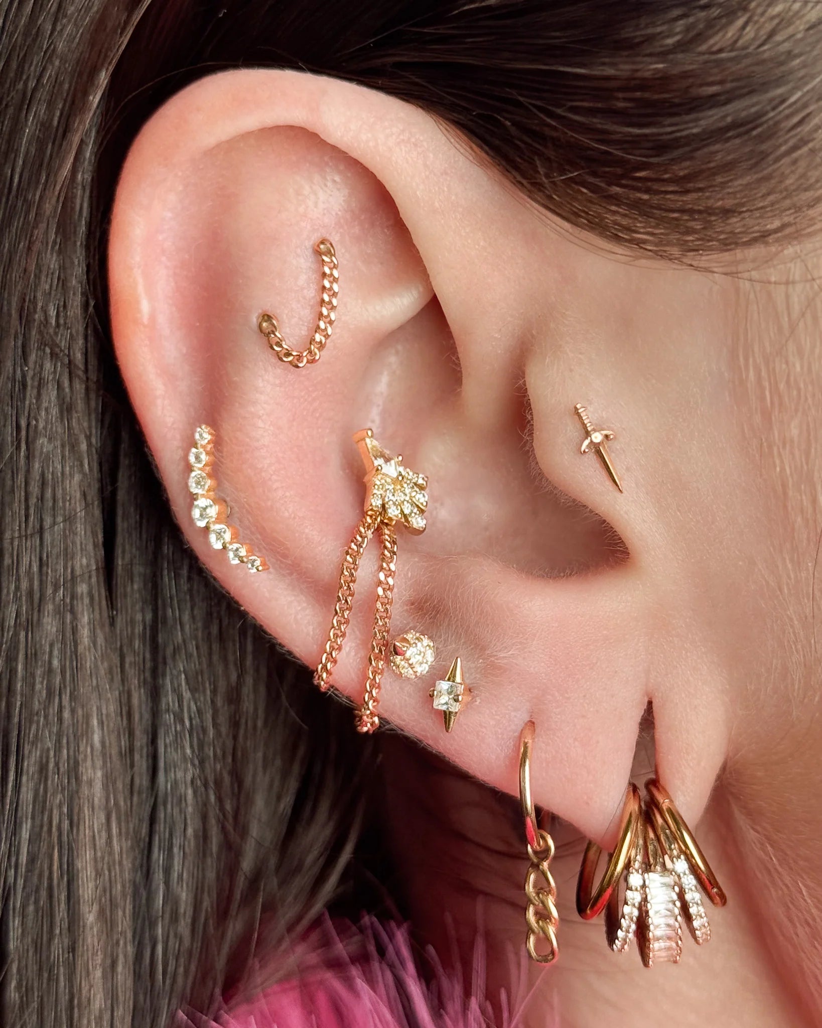 Maximalist – 14K Gold Cone Threadless End