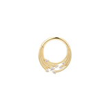 ICONIC - CZ - GOLD CLICKER piercing-zone.com