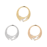 ICONIC - CZ - GOLD CLICKER piercing-zone.com