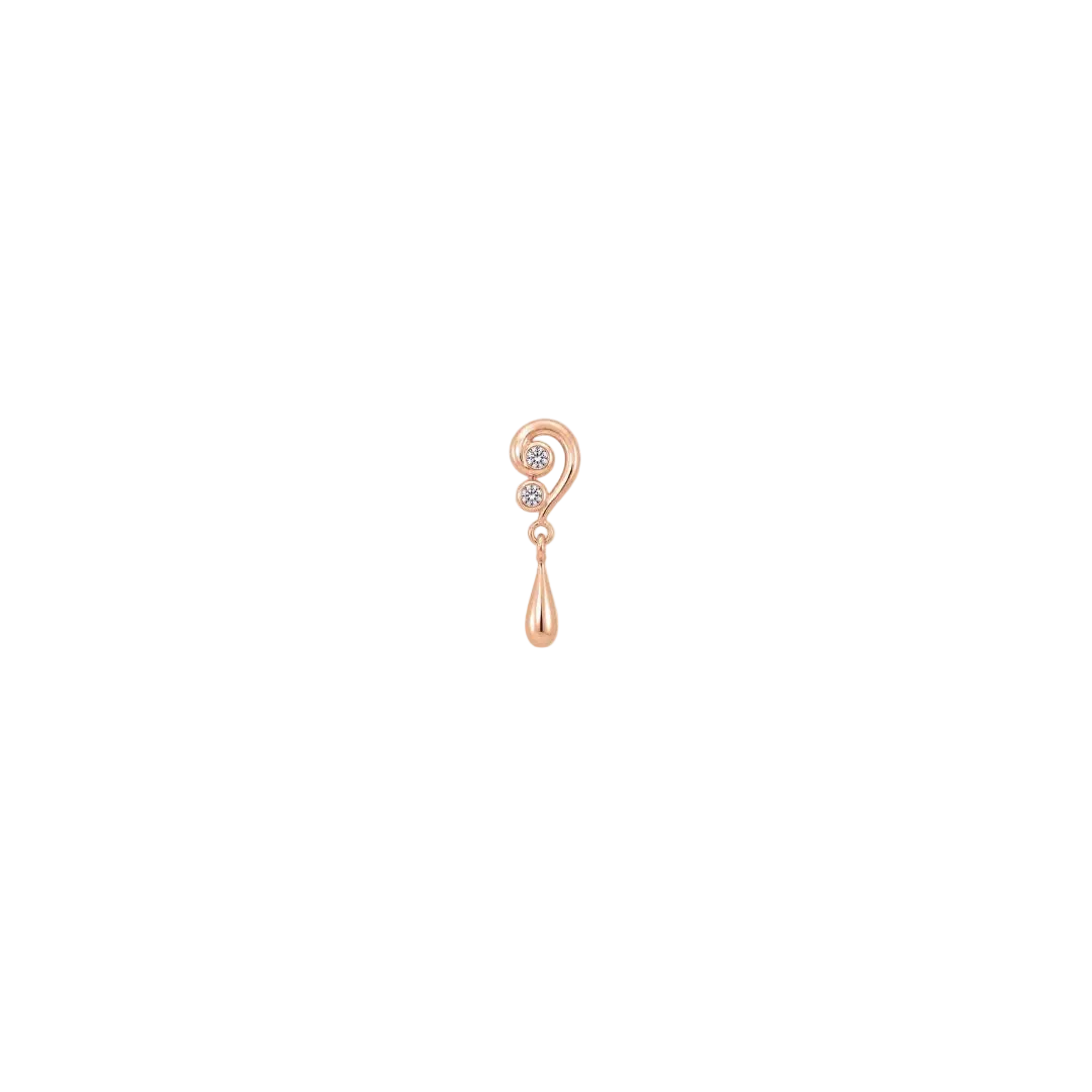 Incanto - 14K Gold CZ Threadless End - piercing - zone.com