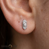 Inspire – Diamond – 14K Gold Threadless End