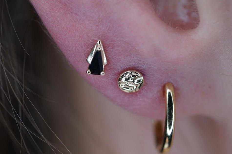 IT WAS ALL A DREAM - BLACK AGATE - THREADLESS END piercing-zone.com