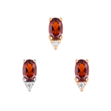 January Birthstone Garnet Jewelry – Desden Minimalist End in Gold