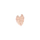 Kalo Leaf Threadless End in Rose Gold – Honoring Hawaiian Heritage