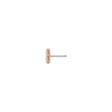 Kalos Kagathos - 18K Gold Gem Threadless/Threaded End - piercing - zone.com