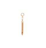 Kulture – CZ Needle Charm – 14K Gold