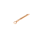 Kulture – CZ Needle Charm – 14K Gold