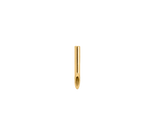 Kulture – Needle Silhouette – 14K Gold Threadless End