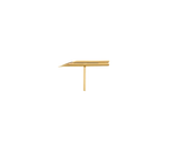 Kulture – Needle Silhouette – 14K Gold Threadless End