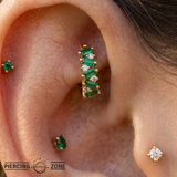 Lady Rebekah - 14K & 18K Gold Gem Rook Clicker