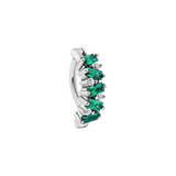 Lady Rebekah - 14K & 18K Gold Gem Rook Clicker - piercing - zone.com