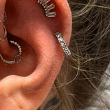 LAGUNA - LONDON BLUE TOPAZ - GOLD CLICKER piercing-zone.com