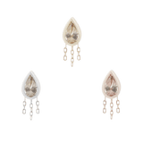 LET'S DANCE - CZ + CHAIN - THREADLESS END piercing-zone.com