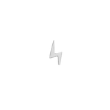 Lightning Bolt – 14K Gold Threadless & Threaded End