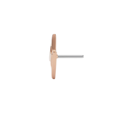 Lightning Bolt 2 - 18K Gold Threadless/Threaded End - piercing - zone.com