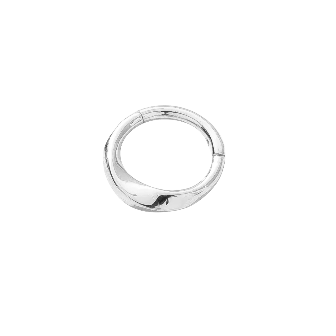 London 14K Gold Clicker Ring – Front View