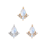 Love Language End Styled in Conch with Stacked Jewelry