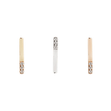 LOVE LINE - CZ - THREADLESS END piercing-zone.com